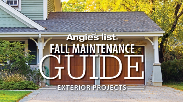 Angie's List Fall Maintenance Guide - Exterior Projects